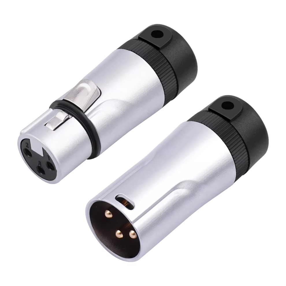 Male/Female Compact Xlr Microphone Solder Adapter 4851660310895