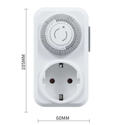 Timingstik 24-timers cyklusafbryder Mekanisk timer EU-stik 1