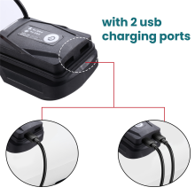 Adattatore per auto per batteria da 18 V