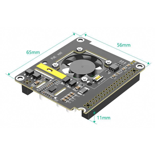 Til 5 POE Ethernet-strømforsyningsmodul 802.3af/At 1
