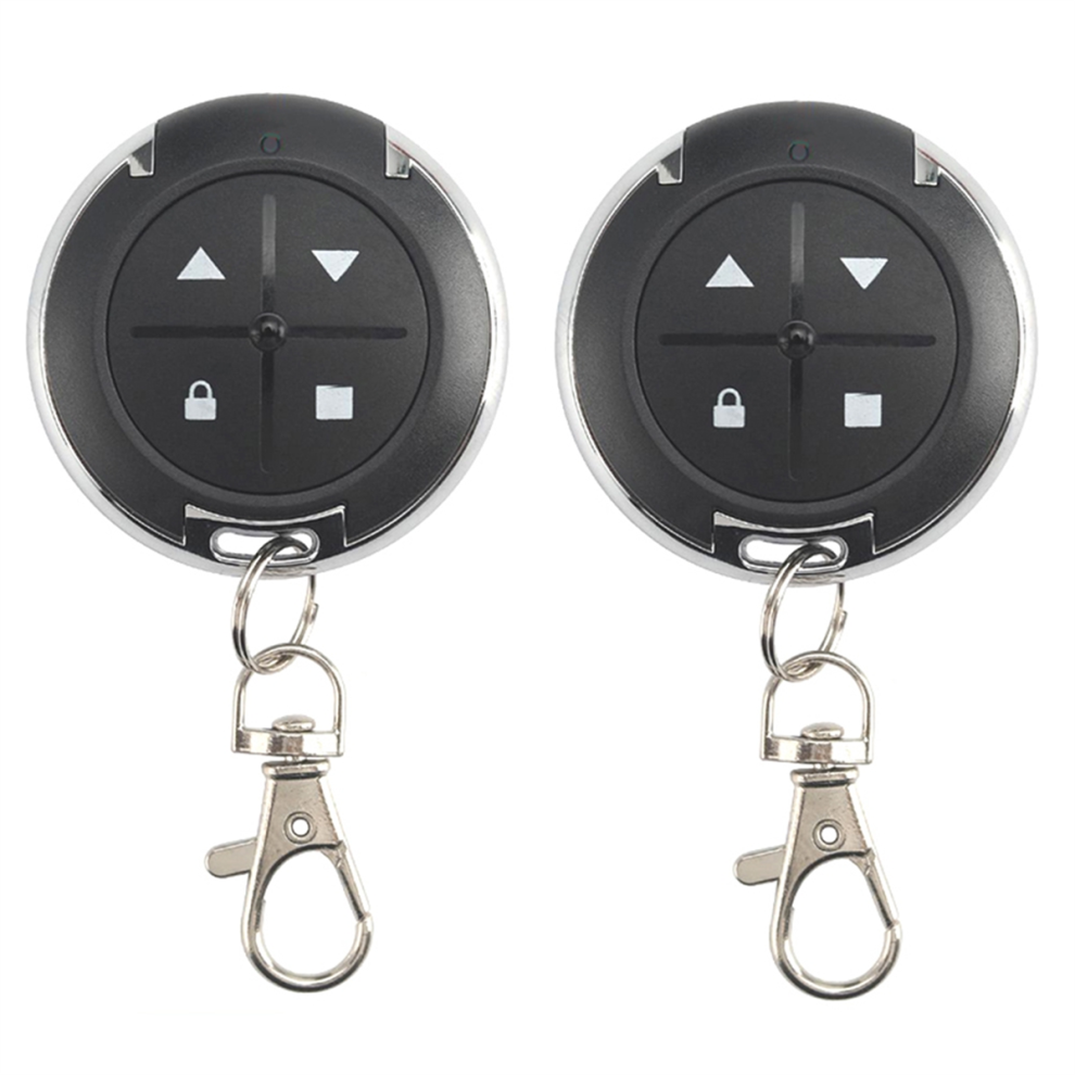 2Pcs 433Mhz Copy Remote Control For Gate Garage Door Switch Light 4853673844954
