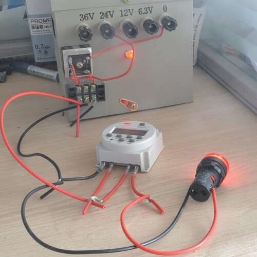 220V CN101A Digital LCD Strømtimer Programmerbar Tidsafbryder Relæ 1