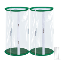 2 stuks PVC mini-kas, 23,6 x 11,8 inch planten mini-kashoes