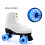 4 Roller Skate Wheels 58mm X 32mm Luminous Quad Roller Wheels colored 3