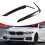 Tågelygte splitter spoiler tågelygte dæksel trim strips til 2