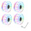 4 Roller Skate Wheels 58mm X 32mm Luminous Quad Roller Wheels colored 1
