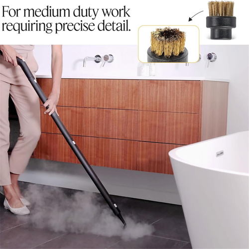 6 Pcs Small Brass Brushes for Steam Cleaners Accessories 2