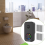 Plug-in-Luftreiniger-Luftfilter entfernt Staub, Tierhaare, EU-Stecker, Schwarz 6