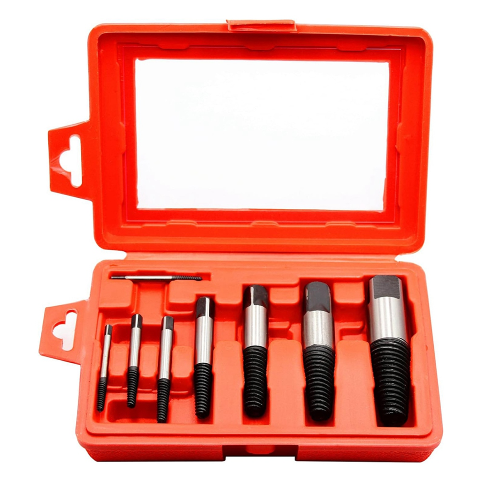 8Pcs Screw Extractor Set, Damaged Screw Broken Extractor Kit 4714203293362