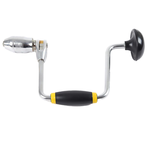 Heavy Duty Hand Crank Drill with Ergonomic Handle