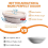 Bread Proofing Basket ,with Liners & Covers 4
