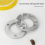 2 Grinder Burrs Grinder Disc 40MM Cutter Disc for Bean 2