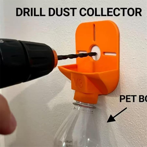 Drill Dust Collector Wall-Mounted Guide for 0.8Inch Bits 1