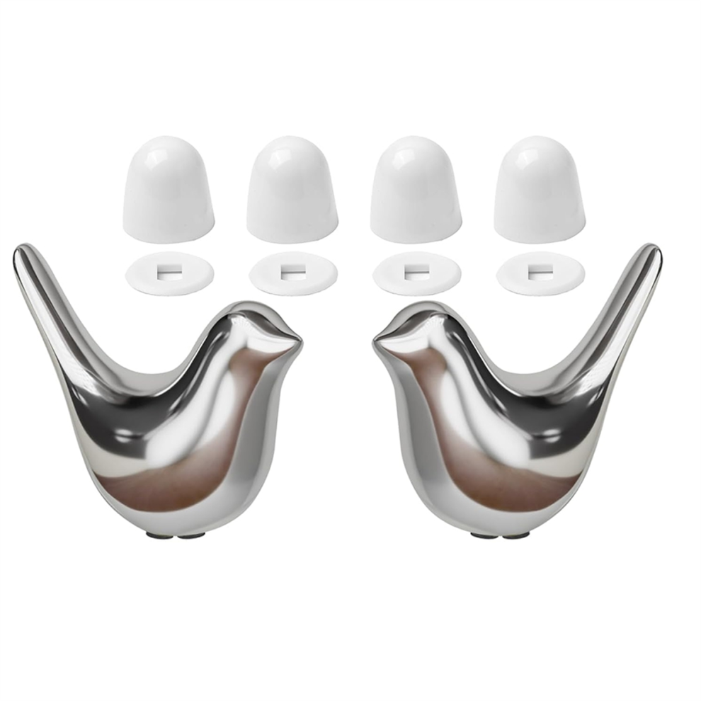 Ceramic Birds Toilet Bolt Covers & 4Packs Universal Toilet Bolt Caps 4714203284605