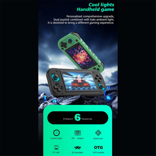 R43S Retro Handheld Video Game Console 4.3 Inch Screen A 2