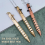 2Pack Bolt Action Pen Set, Hexagonal Solid Brass Pocket Pen E 6