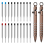 2Pack Bolt Action Pen Set, Hexagonal Solid Brass Pocket Pen E 1