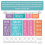 Set di bacheche con calendario arcobaleno e supporto 5