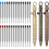 3Pack Bolt Action Pen Set, Hexagonal Solid Brass Pocket Pen A 1