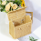 Rattan House Shaped Basket with Lid Shelf Organizer 5