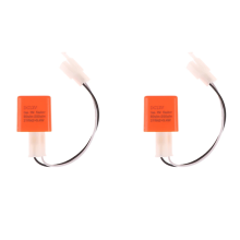 Cavo adattatore relè 2 pin 12V relè lampeggiante LED arancione