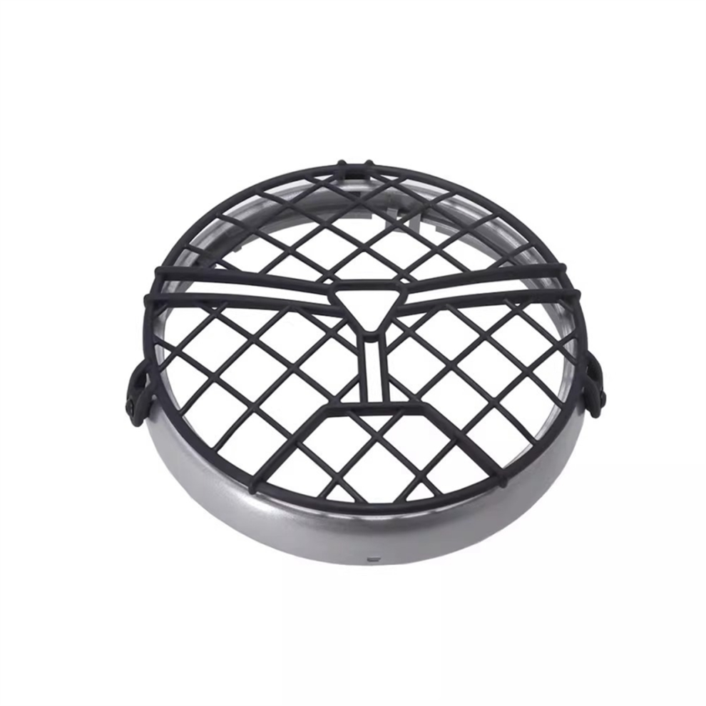 Motocycle Headlight Protection Cover for Speed 400 Silver & Black-image-OPC-PJZVQBQ-NEW