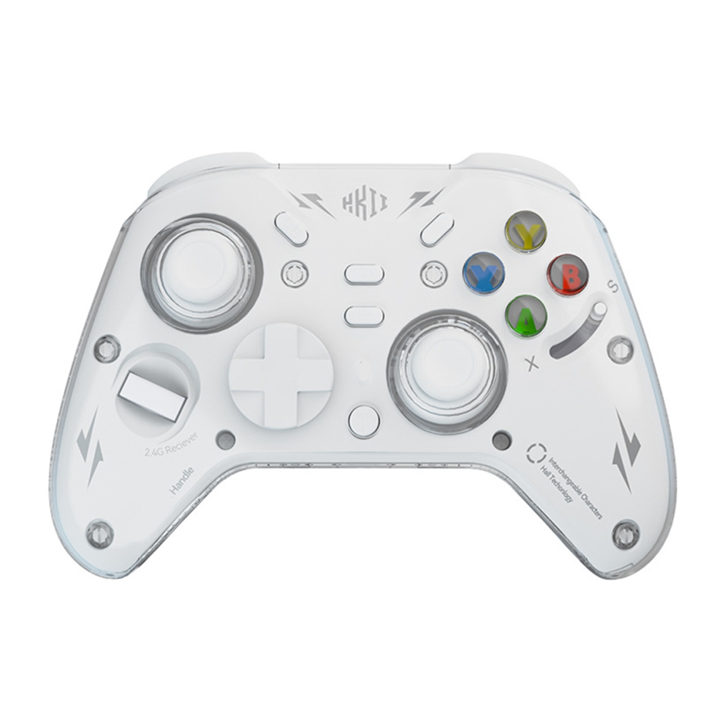 Bluetooth Game Controllers 1000Hz Gamepads for PC NS Phone White-image-OPC-PJZVQQ6-NEW