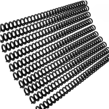 20 Stück Kunststoff 30-Loch Loseblattordner Ringkämme 85 Blatt Schwarz