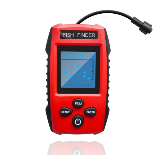 Έγχρωμο LCD Fish Finder Ενσύρματο Sonar Transducer για Καγιάκ Ψαροκάικα