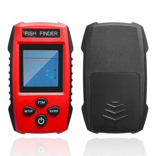 Έγχρωμο LCD Fish Finder Ενσύρματο Sonar Transducer για Καγιάκ Ψαροκάικα 1