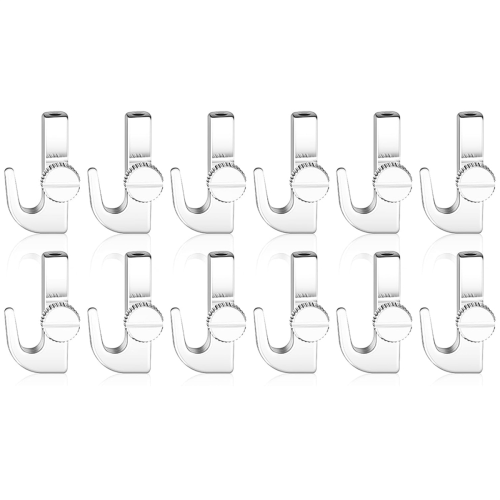 12 Pcs Adjustable Hooks