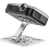 Projector Stand Desk Wall Ceiling Mount Thread 360 Rotation Silver 4