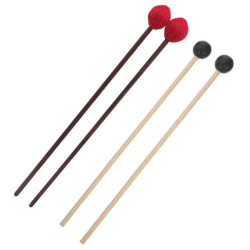2Pair Marimba Mallets Wood Handle
2 Pairs Keyboard Marimba Mallets Wood Handle