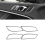 Carbon Fiber Inner Door Handle Frame Cover Trim 3