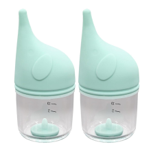 2 Pcs Kitten Bottle, Leak-Proof Squeezable Pet Feeding Bottle(20ml)