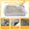 50 Pcs Disposable Cage Liners, Clear Plastic Rabbits Cage Liner Bag 4
