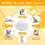 50 Pcs Disposable Cage Liners, Clear Plastic Rabbits Cage Liner Bag 5
