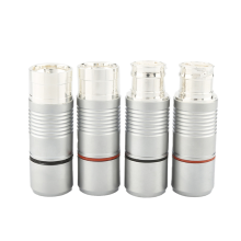 Conector XLR macho y hembra de cobre con telurio plateado (4 unidades)