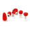 6pcs Car Dent Repair Tool Hat Hammer Replacement 5