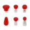 6pcs Car Dent Repair Tool Hat Hammer Replacement 1
