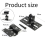 2Pcs Adjustable Speaker Wall Mounts for Surround Sound Indoor Use 6