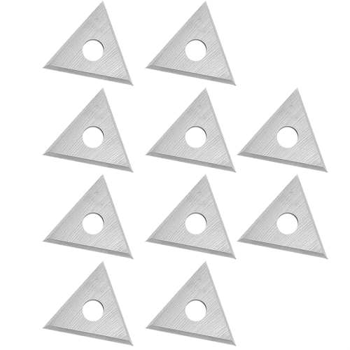 10Pcs 1inch Triangle Paint Paint Carbide Blades