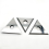 10Pcs 1inch Triangle Paint Paint Carbide Blades 4