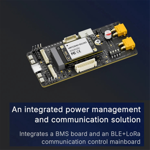 Scheda per Meshtastic MeshSolar 1-4 celle NRF52480+SX1262 1