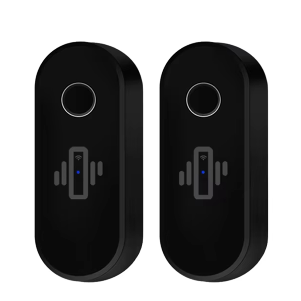 2Pcs Wifi Vibration Sensor Alarm Wireless Vibration Detector Black 4714203221938
