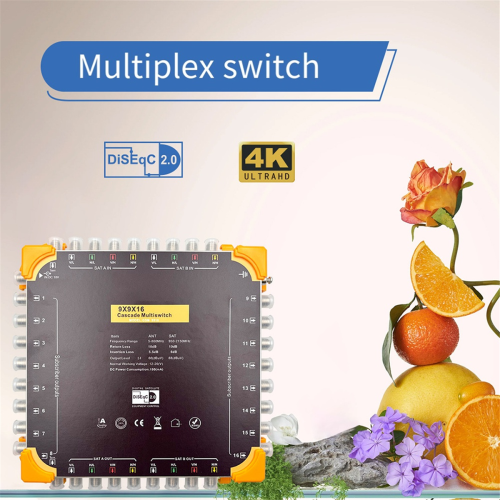 9-Input 16-Output Satellite Multi-Switch Diseqc 2.0 Cascade Switch 2