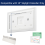 No-Stud, No-Drill Wall Mount for Skylight 15inch Digital Calendar 4