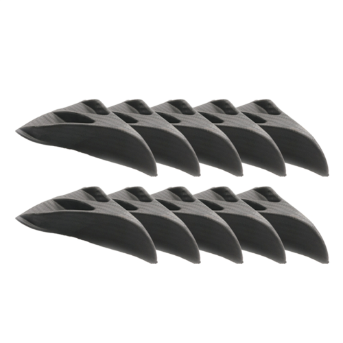 10pcs Universal Carbon Fiber Fin Kit