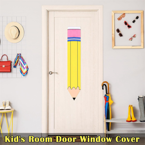2 cortinas con forma de lápiz para puertas y ventanas. 2