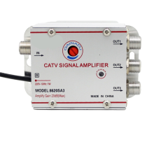 3-Wege-Kabel-TV-Splitter-Verstärker 8620SA3 20dB EU-Stecker 220V